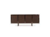 Montana Brown Console with Metallic Accent - Mandiinteriors