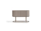 Lyon Ribbed Cream Dresser Antique Gold Base - Mandiinteriors image
