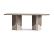 Ricamo Cream Dining Table Sculpted Base - Mandiinteriors