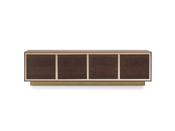 Montana Brown TV Unit with Sliding Doors - Mandiinteriors image