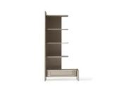 Milano 4-Tiered Cream Covered Unit - Mandiinteriors