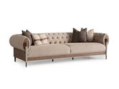 Harmony Beige Chester Sofa with Gold Accents | M&amp;I Interiors