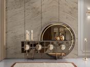 Prestige Console Table – Shiny Mirrored Sideboard