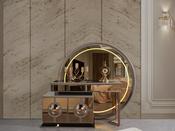 Prestige Vanity Dresser LED &amp; Storage - Mandiinteriors