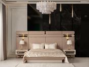 Asos Upholstered Bed – Built-In Lamps &amp; Cozy Style
