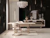 Asos Console Table &amp; Mirror – Metallic Rouge Style