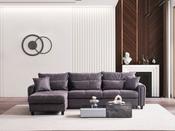 Cedar L-Shape Sofa Bed Steel Springs - Mandiinteriors