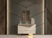 Deluxe Cream Dresser with Mirror - M&amp;I Interiors