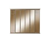 Pera 6-Door Wardrobe – Metallic River Sand Finish