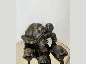 Antique Turtle Family Sculpture – Timeless Decor | M&amp;I