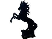 Black Velvet Standing Jumping Horse – M&amp;I Interiors