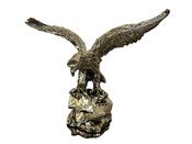 Gold Eagle Sculpture – Bold Décor Piece | M&amp;I Interiors image