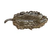 Gold Medium Plate - Medium Leaf Plate for Stylish Homes image