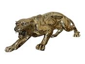 Gold Panther Sculpture – Luxe Accent | Mandiinteriors