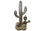 Gold Thin Cactus – Modern Decorative Accent | Mandiinteriors