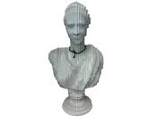 Lady Head Cream – Elegant Decorative Sculpture image