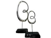 Silver Eternal Statue Set – Timeless Home Décor image
