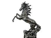 Silver Jumping Horse – Dynamic Decorative Piece