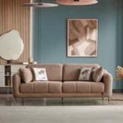 Lugano Brown Sofa - 2-Seater image