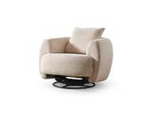 Miranda Cream Rocking Armchair - Mandiinteriors
