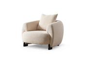 Miranda Cream Armchair – Cozy &amp; Stable Seating