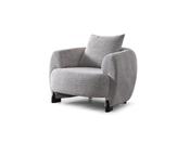 Miranda Grey Armchair – Stylish &amp; Cozy for Any Space