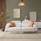 Torino Light Grey Sofa - 2-Seater image