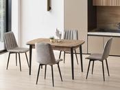 Berlin Atlantik Dining Set with Scoop Back Dining Chair
