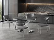 Diamond Irony Krom Dining Set | M &amp; I Interiors