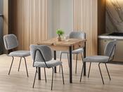 Neva Atlantik Dining Set Grey Dining Chair | M&amp;I Interiors