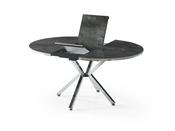 Zenith Dark Marble Effect Dining Table - M&amp;I Interiors