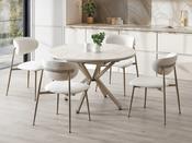 Zenit Plus Traverten Dining Set | M&amp;I Interiors