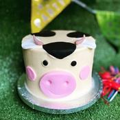 Moo Cow Birthday Cake