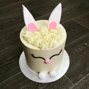 Tall Tier Buttercream Bunny Cake image