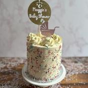 Tall Tier Baby Shower Cake
