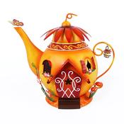 Orange Fairy Teapot House