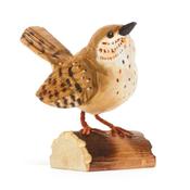 Wooden Wren Ornament