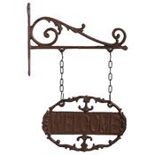 Wall Bracket Welcome Sign