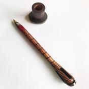 Wooden Pen &amp; Holder