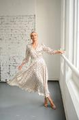 Caroline Kilkenny Scout dress in berry dot image