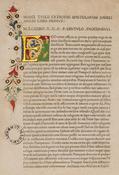 Illuminated Initial 'E'