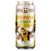 Brew York- Papaya Roach Papaya Mango &amp; Lime Fruited Sour 5.1% ABV 440ml
