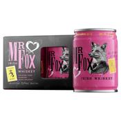 Mr Fox Blended Irish Whiskey 42.5% ABV 2 X 100ml Cans