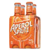 Aperol Spritz 9% ABV 200ml Bottles 4 Pack