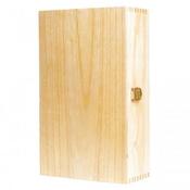 3 bottle wooden box image