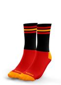 Pop Up Shop Black/Red/Amber Midi Socks Kids &amp; Adult image