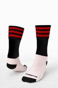 Cork Handball Pop Up Shop Black/Red Midi Socks Kids &amp; Adult image