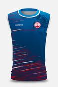 Dallas Fionn Mac Cumhaills Pop Up Shop Blue Sleeveless Jersey Player Fit Adult image