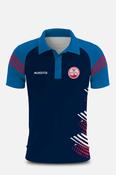 Dallas Fionn Mac Cumhaills Pop Up Shop Navy &amp; Blue Polo Shirt Unisex Fit image