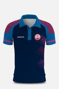 Dallas Fionn Mac Cumhaills Pop Up Shop Navy &amp; Pink Polo Shirt Unisex Fit image